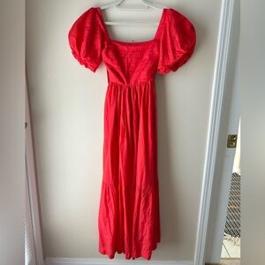 Abercrombie & Fitch Vibrant Red Dress
